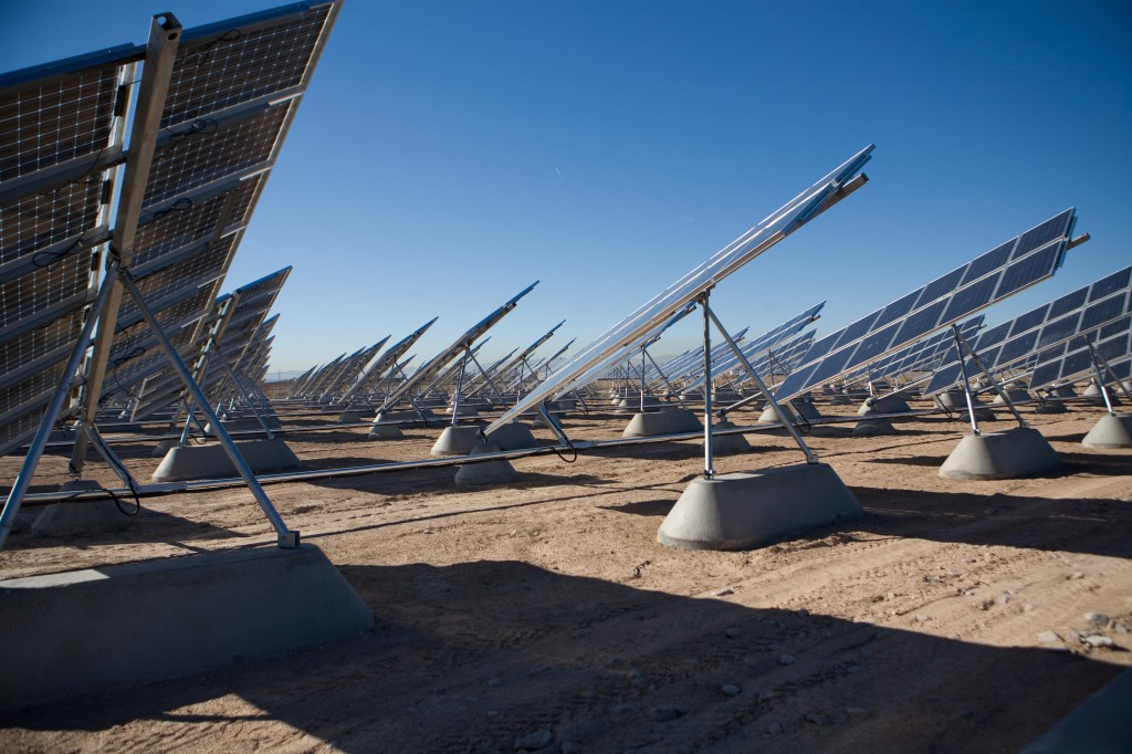 An Array of Solar Panels