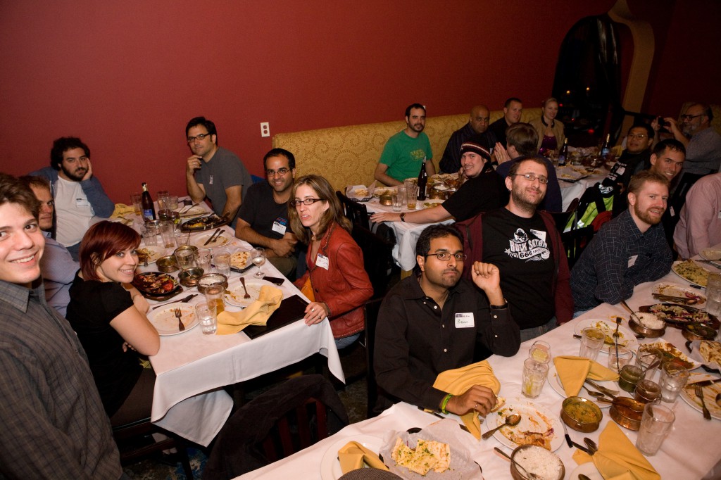 Geek Dinner Group Shot