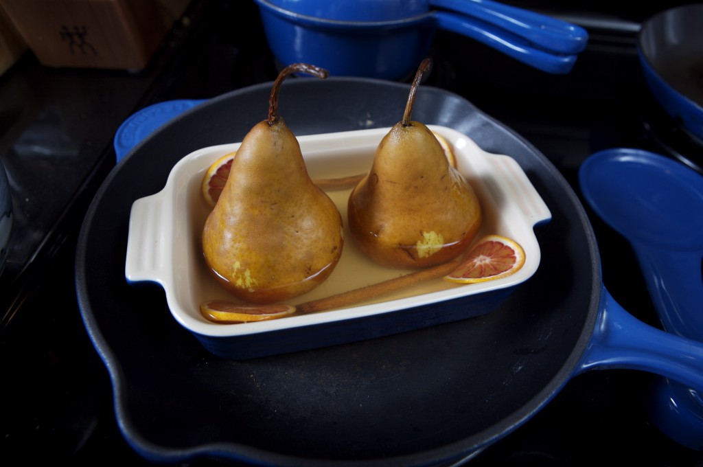 Un-Baked Riesling Pears