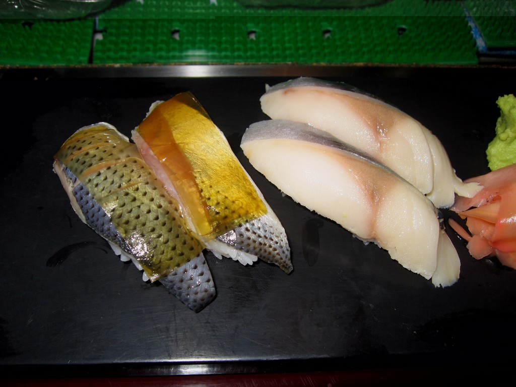 kohada and mackerel